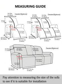 Recliner Sofa Covers Jacquard Reclining Couch Covers Slipcovers Furniture Covers 1/2/3 Seater