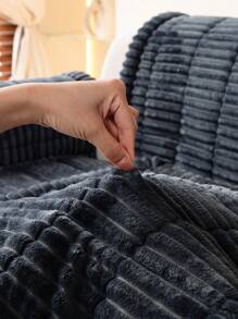 1pc Bohemian Style Sofa Cover, Quilted Thick Plush Fabric, Machine/Hand Washable, Non-Slip Pet Friendly Sofa Protector, Soft & Comfortable Polyester, Suitable For Living Room, Bedroom, Office Room Decor Home Decor Couch Cover Sofa Covers Living Room Decor