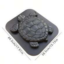 1 pièce Moule de pierre pour faisant le chemin de la tortue, moule en béton pour jardin pour tortue