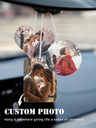 Ambientador de aromaterapia personalizado con foto, ambientador de coche de doble cara con foto, necesitas tu propio perfume para difundir el olor, perfecto para el armario, el baño y la decoración del hogar, perfecto para volver a la escuela y opciones de regalo, fieltro de transferencia térmica de aromaterapia por sublimación, ambientador de coche con foto personalizada, ambientador de coche con transferencia, aromaterapia personalizada con foto para el armario