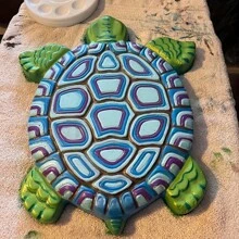 1 pièce Moule de pierre pour faisant le chemin de la tortue, moule en béton pour jardin pour tortue