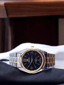 Men's Watches Mixed Black Green Luxury Waterproof Calendar - 黑色 - 查看 3