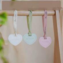 1pc Heart-Shaped Fragrance Plaster Hanging Air Freshener, Suitable For Wardrobe, Car, Home Decor, Sweet Scented Sachet, Wardrobe Freshener, Home Fragrance Sachet, Wardrobe Fragrance Plaster Hanging Decor, Mother's Day, Birthday, Halloween, Christmas, Gift