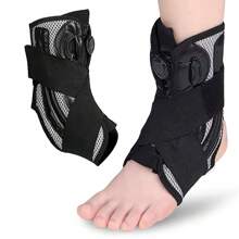 1pc Ankle Brace Support For Men & Women, Recovery From Sprained Ankles With Metal Springs, Stabilizing For Running, Basketball, Volleyball Gym Accessories