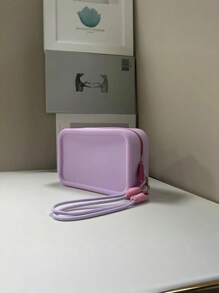 Nuevo neceser de silicona de gran capacidad, portátil, impermeable para viajes. Ideal para almacenar joyas, maquillaje, resistente a la presión y no deformable. También se puede usar como portapassaporte, cartera. Apropiado para salidas, hogar. Gran regalo para amigos, compañeros de clase, madres, novias.