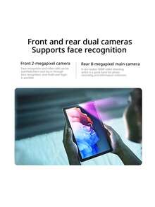 Lenovo 联想启天K9平板电脑，4GB+64GB全球版ROM，MTK G80八核处理器，9英寸高清IPS屏幕，后置800万像素摄像头，前置200万像素摄像头，5100mAh电池，安卓系统，支持多种语言，支持WiFi和SIM卡 *不含充电器 - 灰色 - 查看 4