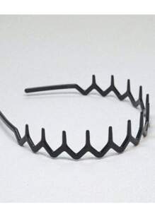 2 Stück einfache Haarreifen für Damen mit großer gewellter Form, Make-up Stirnband, Kunststoff Haarreifen mit eleganter Optik, Haaraccessoire Halloween, Haarband Stirnband für Frauen, Haaraccessoires, Diademe