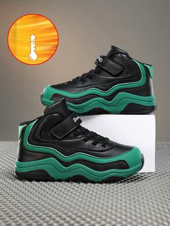 Children's Sports Shoes, Anti-Slip Hiking Shoes For Boys And Girls, Fashion Casual Shoes, Wear-Resistant, Thick And Warm For Winter, Suitable For Elementary School Students, Outdoor Running Shoes, Popular Shoes For Teenagers