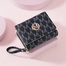 Women's Short Zipper Trifold Embroidered Fashion New Multi-Card Holder Clutch Coin Purse For Women Wallet Mini Wallet Purse Wallet Small Wallet