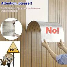 1 Rolle selbstklebende 3D Holzmaserung schwarze Naht verstärkte Schaumstoff Wandverkleidung - 3D gestreifte geprägte Vinyl PVC Tapete - strapazierfähig, wasserfest - einfache Montage auf verschiedenen Oberflächen, geeignet für Innenwände und Decken - Verschiedenfarbig - Übersicht 6