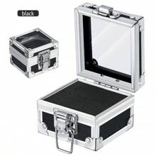 JEARLYU Scatola portautensili per punta trapano per unghie con 25 fori, organizer portatile per manicure, espositore di vari colori, portautensili da tavolo