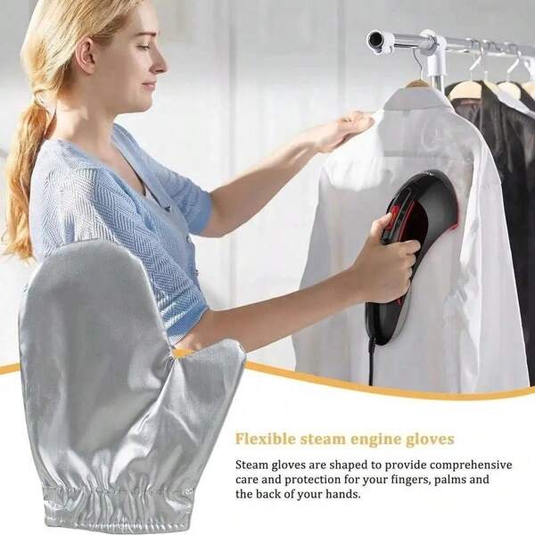 1 pieza Guantes resistentes al calor y al vapor impermeables para usar con vaporizador de ropa, accesorios para vaporizador de ropa