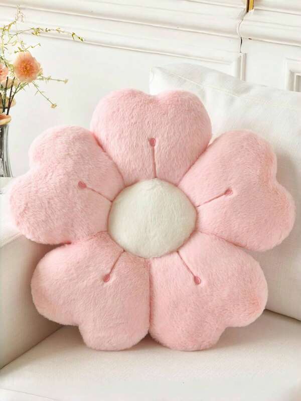 Flower Shape Decorative Throw Pillow/Cushion For Bed, Sofa, Mother's Day Cute Daisy Pillow, Suitable As Valentine's Day Gift, Dorm Decor