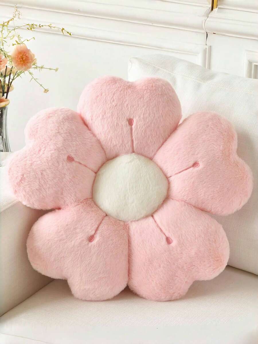 Flower Shape Decorative Throw Pillow/Cushion For Bed, Sofa, Mother's Day Cute Daisy Pillow, Suitable As Valentine's Day Gift, Dorm Decor