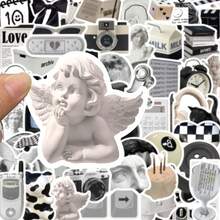 55種文字、裝飾圖案、貼紙、動物吸引力、短語、文本、diy防水貼紙、塗鴉貼紙 - 彩色 - 查看 8