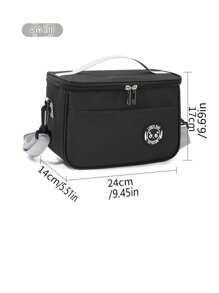 1pc New Insulated Bag Picnic Lunch Bag Handbag Backpack To Bring Food To Work Lunch Bag Fresh-Keeping Bag Lunch Box Bag Ice Cube Folding Ice Pack Thickened Insulated Bag Picnic Lunch Handbag To Bring Food To Work Lunch Out Fresh-Keeping Bag Convenient To Travel Portable Men And Women Daily Necessities