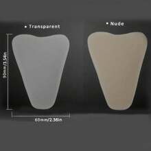 4pcs Women's Silicone Anti-Exposure And Embarrassment Yoga Pants Tennis Clothes Private Protection Stickers Self-Adhesive(1/2/4pcs)
