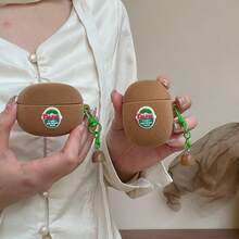 1 件植物植绒奇异果形状 Pro 2 保护壳，保护套适用于 Apple Pro、3、2 和 4 - 彩色 - 查看 2