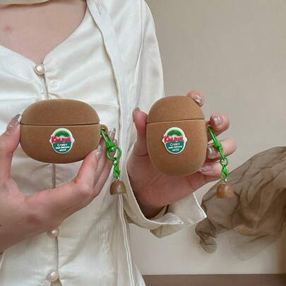 1 件植物植绒奇异果形状 Pro 2 保护壳，保护套适用于 Apple Pro、3、2 和 4