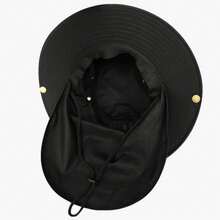 1pcs Mens Sun Hat With Neck Flap Summer Fishing Beach Hat Hat Outdoor - Multicolor - View 7