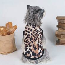 2025 Latest Leopard Print Pet Vest, Breathable & Comfortable Summer Indoor/Outdoor Vest For Small/Medium Dogs & Cats