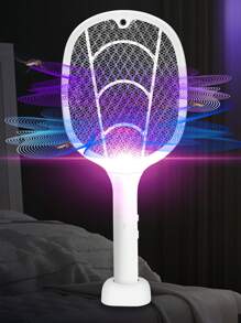 Electric Mosquito Swatter USB Household Electronic Mosquito Killer Rechargeable Mosquito Swatter Electric Shock Mosquito Killer Fly Swatter Mata Moscas Bug Zapper,500mAh