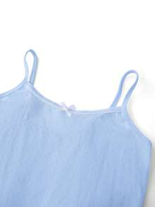 Lace Pajama Sets For Women 2 Piece Sleeveless Cami Tank Top And Shorts Pj Set Y2K Matching Lounge Sleepwear - 藍色 - 查看 9