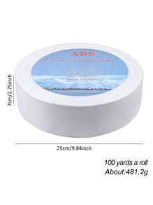 100 Meter New Hair Removal Roll Paper Disposable Beauty Hair Removal Paper Hair Removal Roll Wax Paper Honey Wax Non-Woven Fabric 50 Pieces