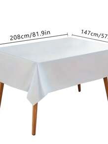 Solid Color Waterproof Oilproof Tablecloth For Birthday Party, Modern Style Dining Cloth, 4 Colors Table Cover Tablecloth Placemats Batch