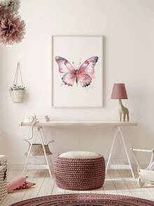 3pcs Customized Name Art Poster, Personalized Name Butterfly Wall Painting, Romantic Floral Print, Beautiful Hanging Painting, Pink Flower Wall Art, Decor For Girl's Room, Birthday Gift, Frameless Gift, Graduation Gift, Multifunctional, High Quality, Colorful, Modern, Customizable, Personalized, Unique, Ideal Gift For Her, Anniversary, Valentine's Day, Mother's Day, Birthday, Father's Day, Graduation, Wedding, Housewarming, Home Decor, Customized Wall Art,Home Decor Living Room - Brown - View 11