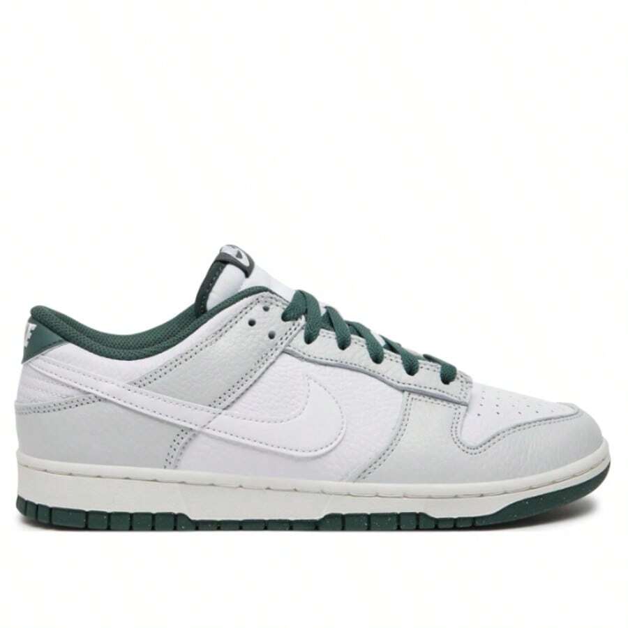 Nike Dunk Men's Casual Athletic Shoes Heritage Flexible Rubber Outsole Casual Weekend Walking White HF2874-001 - Photon Dust/White/Vintage Green - View 1