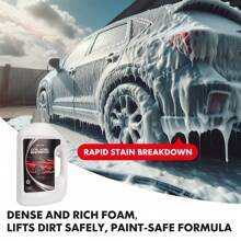 CARSUN Carsun Concentrated 2L Car Wash Liquid | High Foam No-Wipe One-Rinse Clean + Water Wax Coating Two-In-One | The More You Wash, The Brighter Your Car Finish | Household/Car Wash Water & Money Saving Device