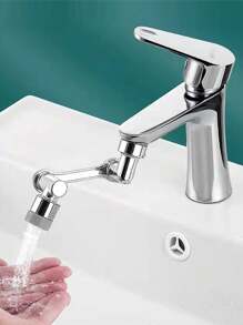 A Versatile Faucet Aerator With Adjustable Water Flow, Easy-To-Install Faucet Extender, Rotating Multi-Functional Faucet Extender With Two Spray Modes, Suitable For Kitchen And Bathroom.