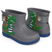 Golocha Dinosaur Boot For Boys - New Release - Waterproof - Grey - View 2