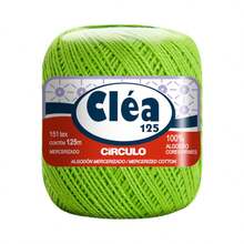 Cléa Yarn 125m 19g Circle For Knitting And Crochet - 5203 Greenery - View 1
