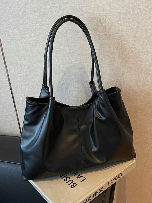 Nouveau sac à main pour femmes, sac fourre-tout de niche design polyvalent avec double poignée, grande capacité, sac d'épaule casual, convient pour les vacances, les déplacements, les courses et l'utilisation quotidienne, sac pour l'école, accessoires scolaires, fournitures scolaires