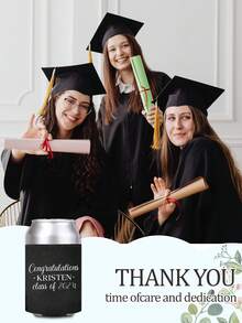 A Personalized Can Cooler Fun Birthday Graduation Gift Graduation Season Carnival Wedding Birthday Bachelor Party Beverage Cup Holder A Variety Of Styles To Choose From - Multicolor - View 7