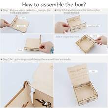 1pc Wooden Heart-Shaped Wedding Guest Sign-In Table Decoration, Wedding Party Check-In Supplies - White - View 5