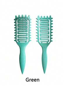 Cepillo definidor de rulos para cabello rizado, rizado y liso - Disponible en varios estilos. Alisa, da forma y desenreda sin tirar ni causar roturas. Accesorios para el cabello, peine, herramientas para el cabello, productos para el cabello y accesorios para salón de belleza, artículos esenciales de viaje.