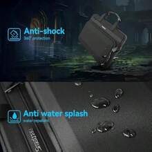 Hard Shell Briefcase Carrying Case Compatible For 18 Inch ASUS ROG Strix Scar 18 ASUS ROG Strix G18 Gaming Laptop 17.3 Inch ASUS ROG Strix Scar 17 ASUS ROG Strix G17 Gaming Laptop Bag - Black-forAsus17.3-18Inch - View 6