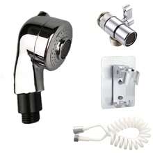 1 Set Bathroom Bathtub Faucet Set, Shower Faucet, Sink Faucet Sprayer, Faucet Extension Nozzle, Shower Head, Adjustable Shower Gear, Suction Cup Wall-Mounted, Easy To Install, Suitable For Home Bathrooms, Hotel Bathrooms