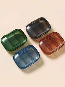 Mini Medicine Pills Box Drug Storage Box Pills Dispenser Pill Organizer Tablet Pillbox Case Container Pastillero Portable - Multicolor - View 5