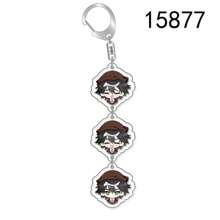 bandai Cadena de llave de acrílico con decoración colgante de bolsa de dibujos animados de Bungo Stray Dogs con los personajes Nakajima Atsushi y Kunikida Doppo. Adecuado para bolsos, mochilas y llaves. El regalo perfecto para fans, decoración para fiestas de cosplay, pendientes para el coche. Derivados creativos de anime, pendientes de cómics japoneses, colecciones de fans senior de anime, regalos de la serie Otaku, regalos económicos para fiestas