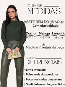 Women's Cold Weather Knit Wool Top Detailed Knit Sweater Basic Premium - xanh quân đội - Xem 7