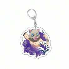 bandai Cartoon Bag Hanging Decoration Acrylic Key Chain : Kimetsu No Yaiba Iguro Obanai Cute Y2K Cartoon Pendant, Suitable For Shoulder Bags And Backpacks And Keys, The Perfect Gift For Fans, Cosplay Party Decoration Pendants Car Pendants Creative Anime Derivatives, Japanese Comic Pendants, Senior Anime Fans Collections, Otaku Series Gifts , Cheap Holiday Gifts