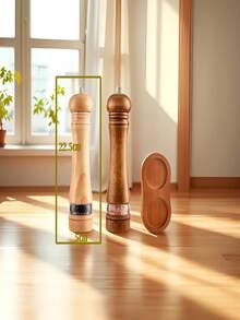 Custom Natural Rubberwood Pepper Grinder – Manual Adjustable Grinding Tool, Ceramic Core For Sea Salt, Peppercorns, Spices, Reusable Kitchen Gadget, Elegant Retro Design, Personalized Engraving, Ideal Gift For Food Lovers, Home Decor & Special Occasions