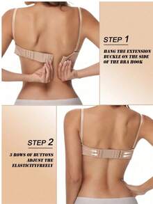 6pcs/3pcs Set Bra Extension Hooks (Extender Style), Lingerie Accessories, Elastic, Adjustable, Bra Extender Hooks, Bra Back Extender, Hook & Eye Bra - Multicolor - View 5