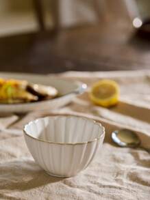 Cirelle 1 Stück/2 Stück Keramikschale mit Kürbismuster, nordischer Stil für Frühstück, Suppe, Snacks, Obst, Joghurt, Einzelperson für Zuhause, Festivalgeschenk, Geschenk für Freunde, Freund/Freundin, Familie, Küchen-Essentials von Rama, für die Küche, hochwertige Restaurantausstattung, Einweihungsgeschenk, Partynutzung, Familien-Essen, Nachmittagstee