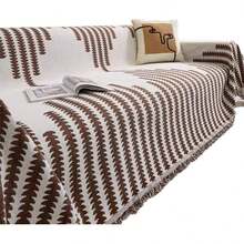 Cat Anti-Scratch Non-Slip Sofa Cover 180x230cm - Rust Brown - View 9