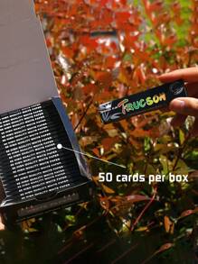 50 Pieces/Box Of Cigarette Paper, 32 Pieces Of 110mm Black Pre-Roll Paper/Book Handmade Roll Paper Accessories, Ultra-Thin Slow Burning Roll Paper With Tips, Suitable For Christmas Gifts, Halloween Gifts, Valentine's Day Gifts, New Year Gift Parties And Holiday Supplies, Easy To Carry